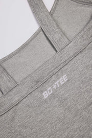 Oh Polly Super Sculpt Top Camisole Gris Chiné Gainant