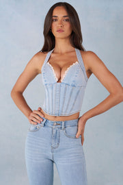 Oh Polly Lotta top corset jean clair dentelle