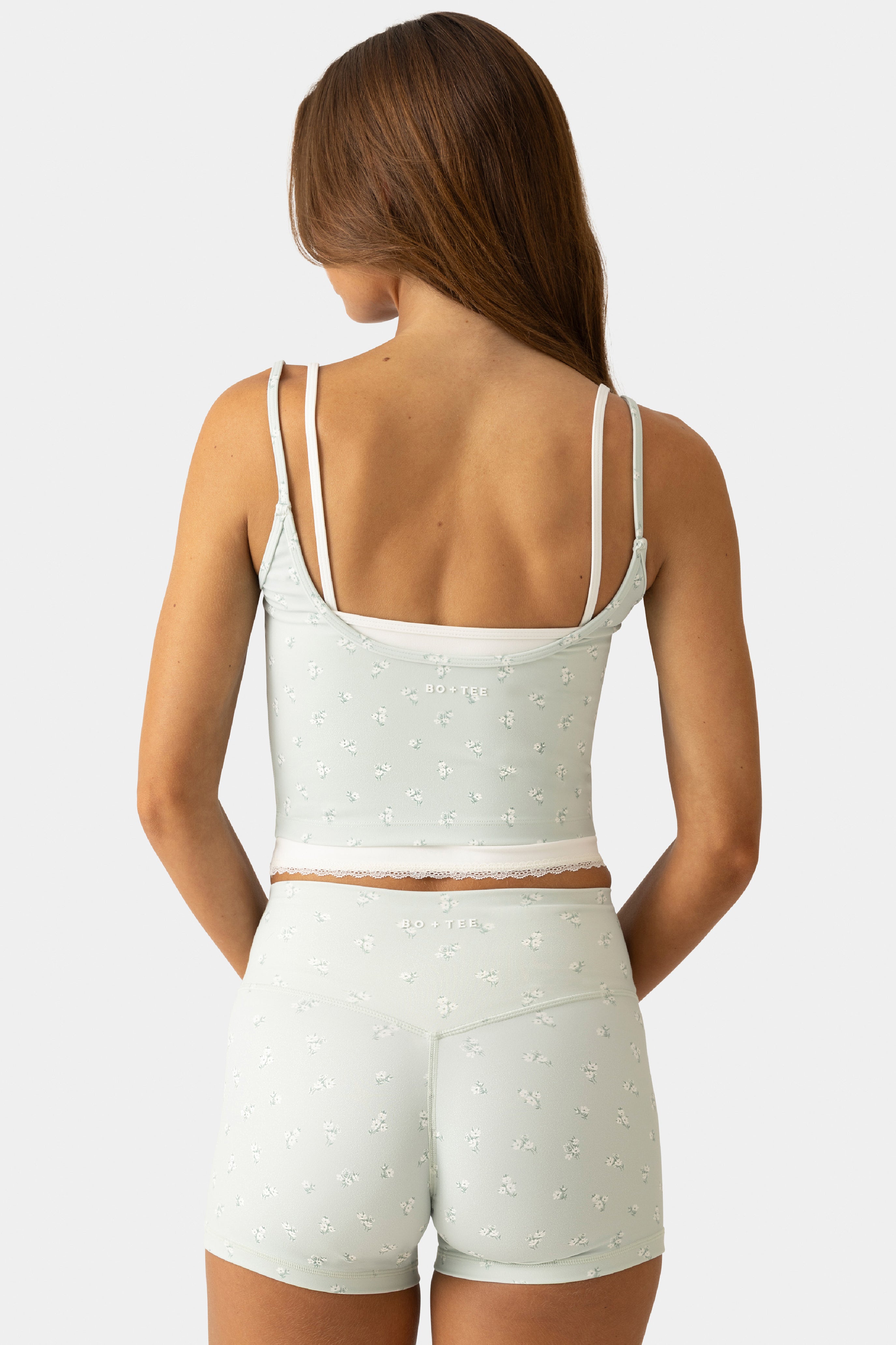 Oh Polly Bo+Tee Tank Top Matcha Meadow