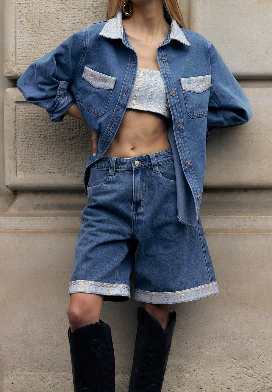 The Ethiquette Hypnos bermuda Atlantis en denim