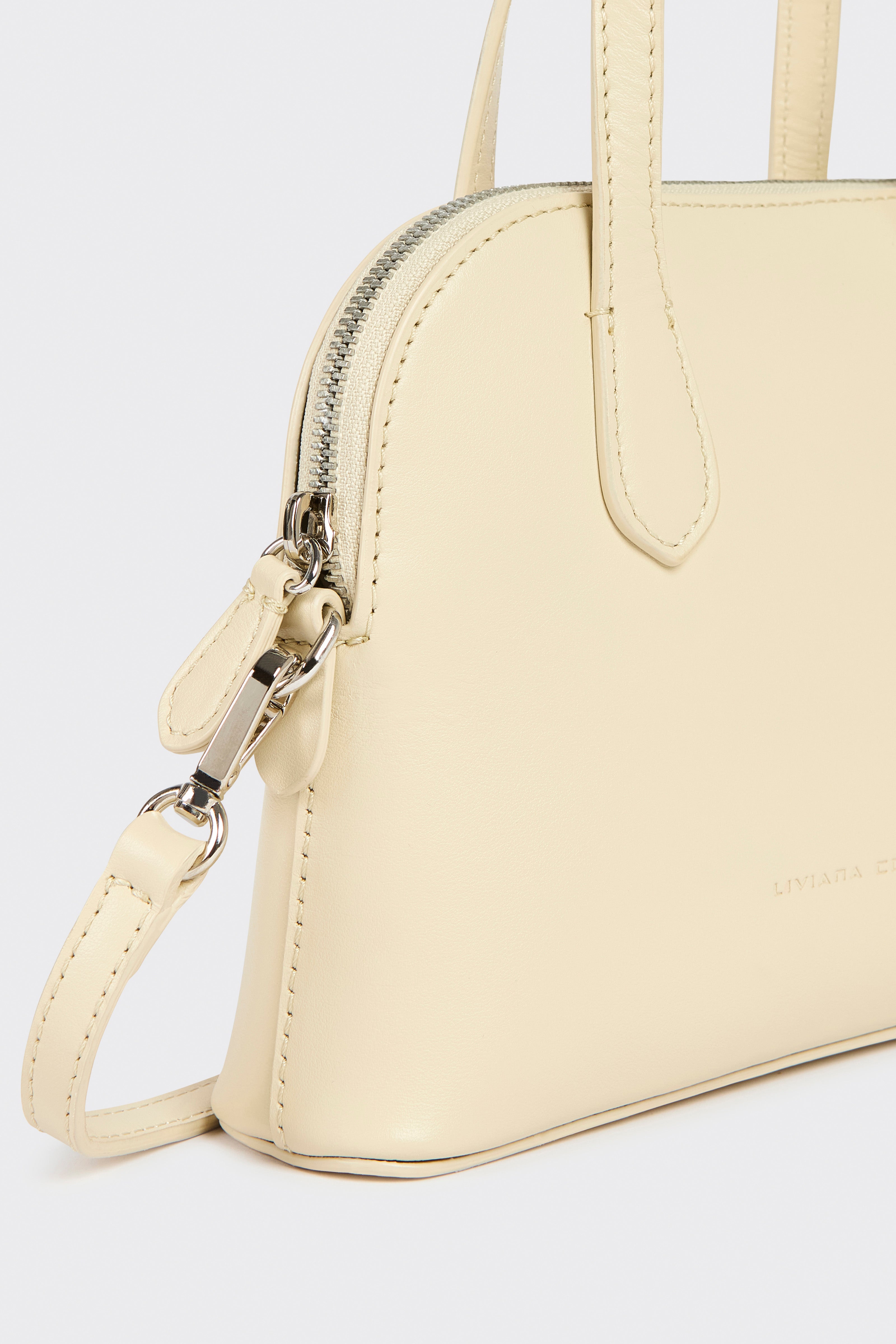 Liviana Conti Lucille sac cuir bandoulière amovible noir