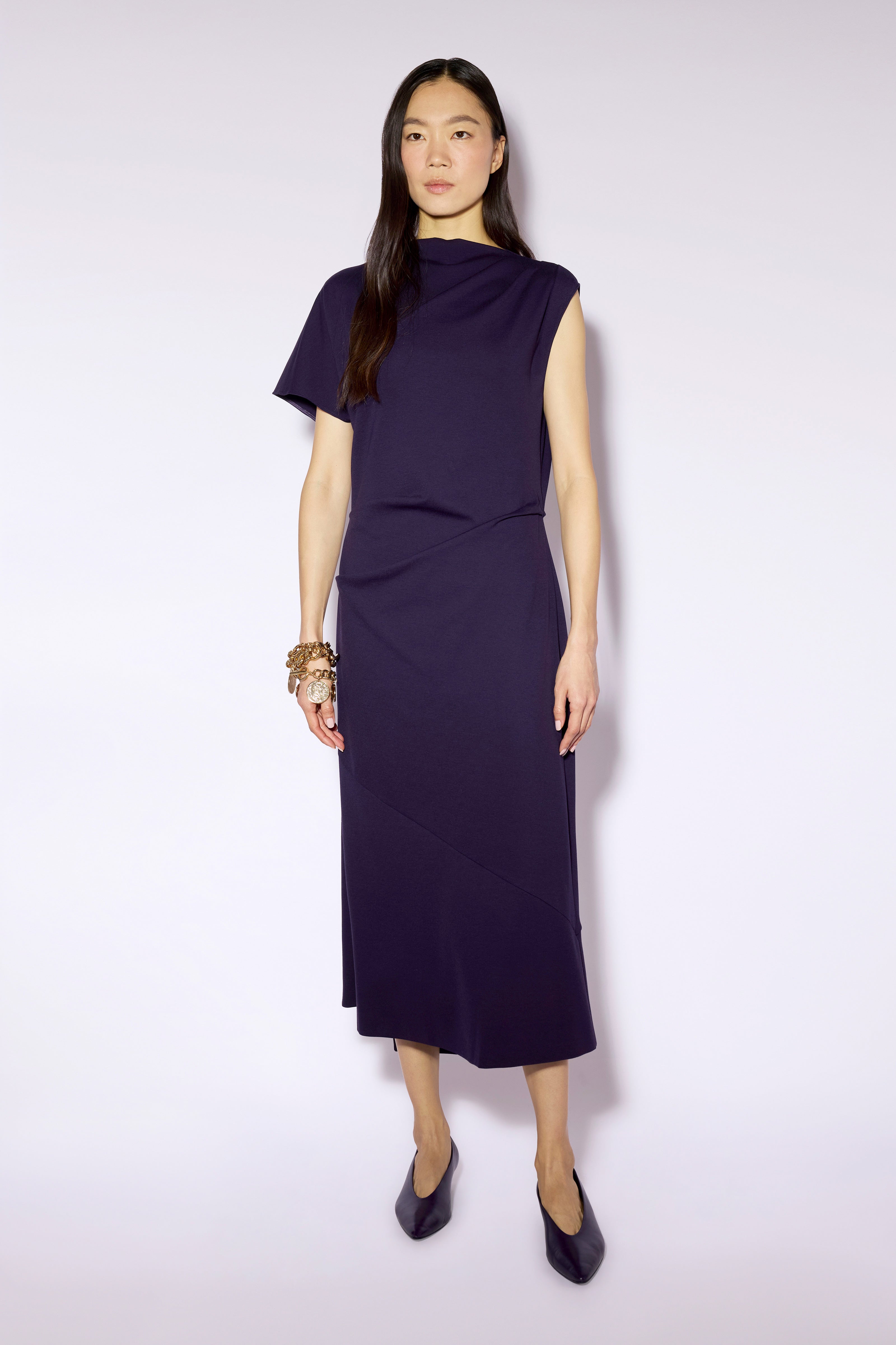 Liviana Conti Raquel robe midi myrtille