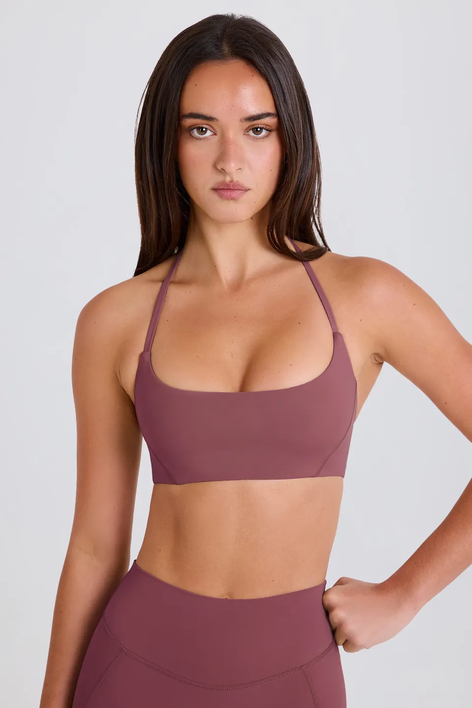 Oh Polly Bo+Tee BT2490 brassière sport acai col scoop