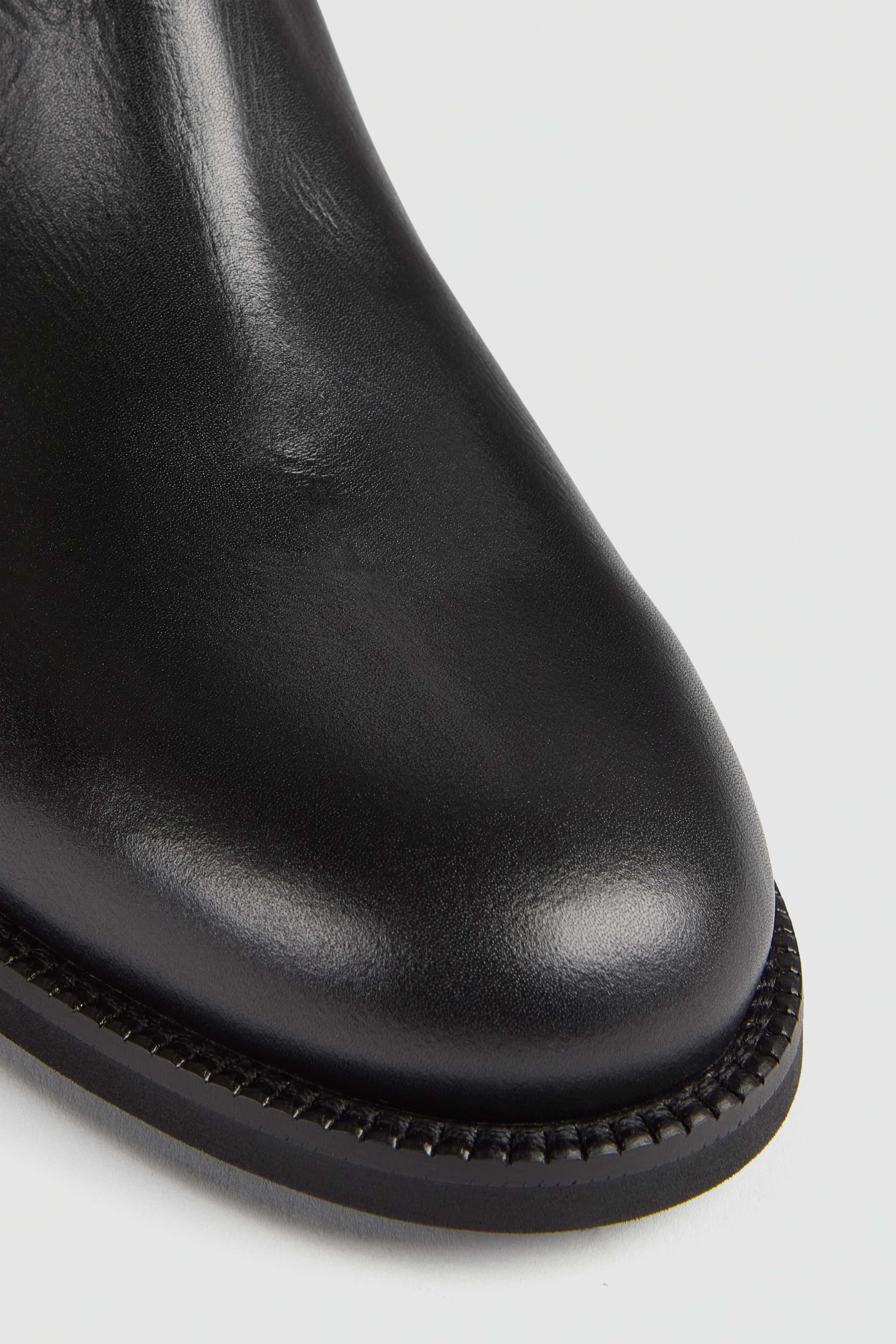 Liviana Conti Serena bottes biker noires cuir
