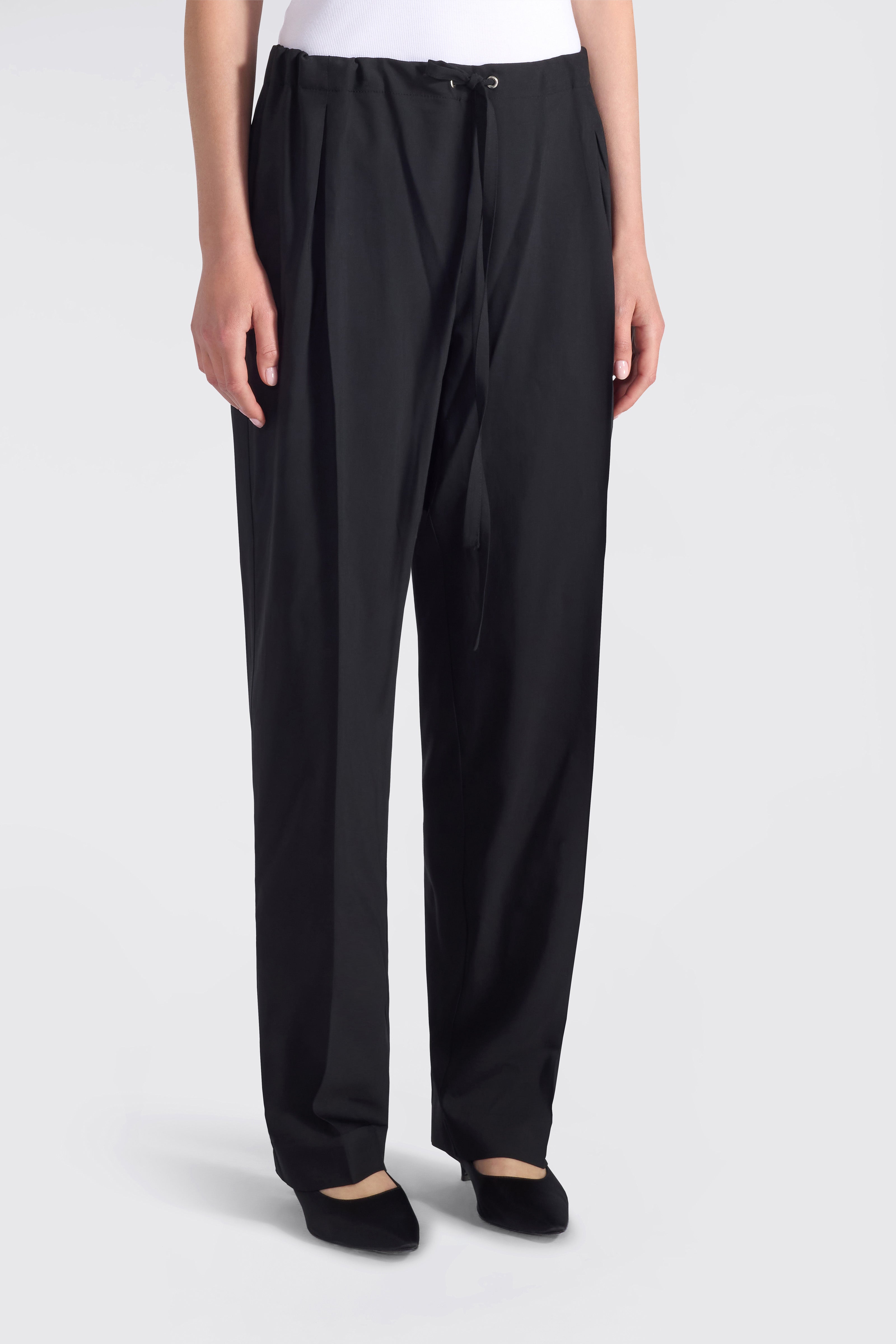 Liviana Conti Donald pantalon regular viscose-laine Luna