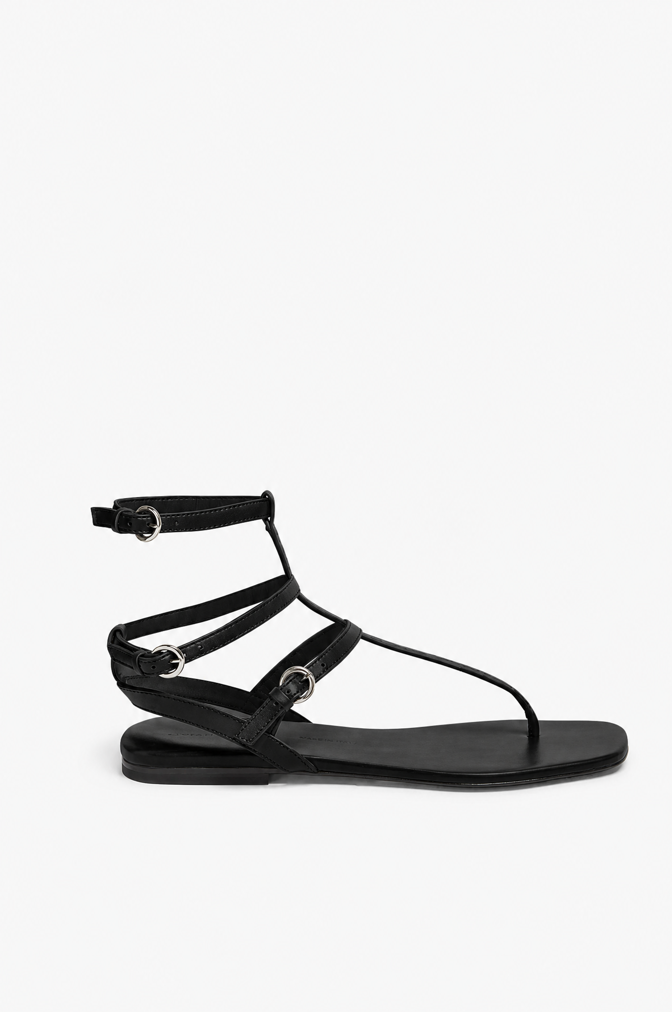 Liviana Conti Clarissa A6SC66 sandales plates Blanc cuir