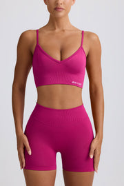 Oh Polly Define Luxe mini short berry sans coutures