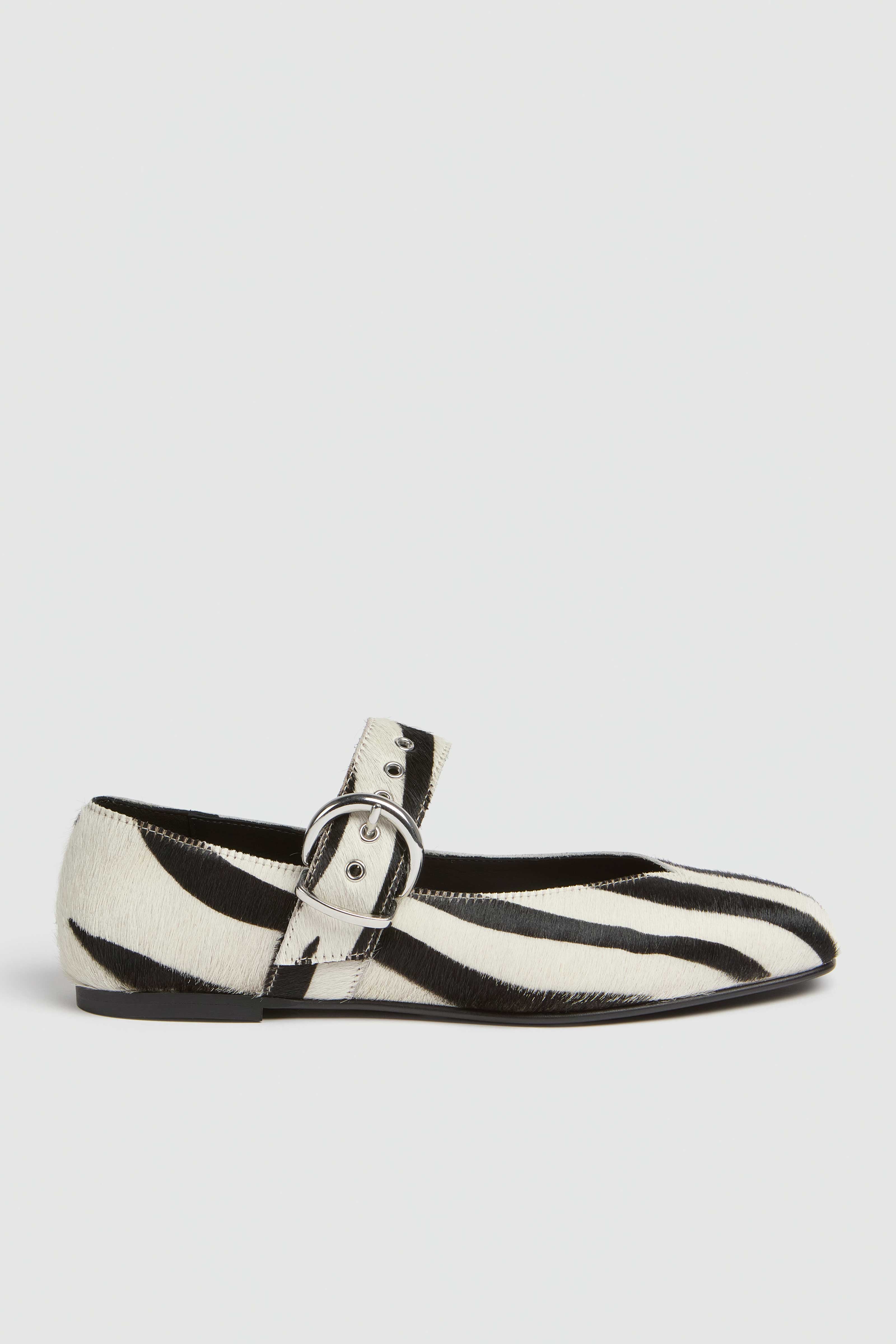 Liviana Conti Vittoria ballerines zèbre cuir