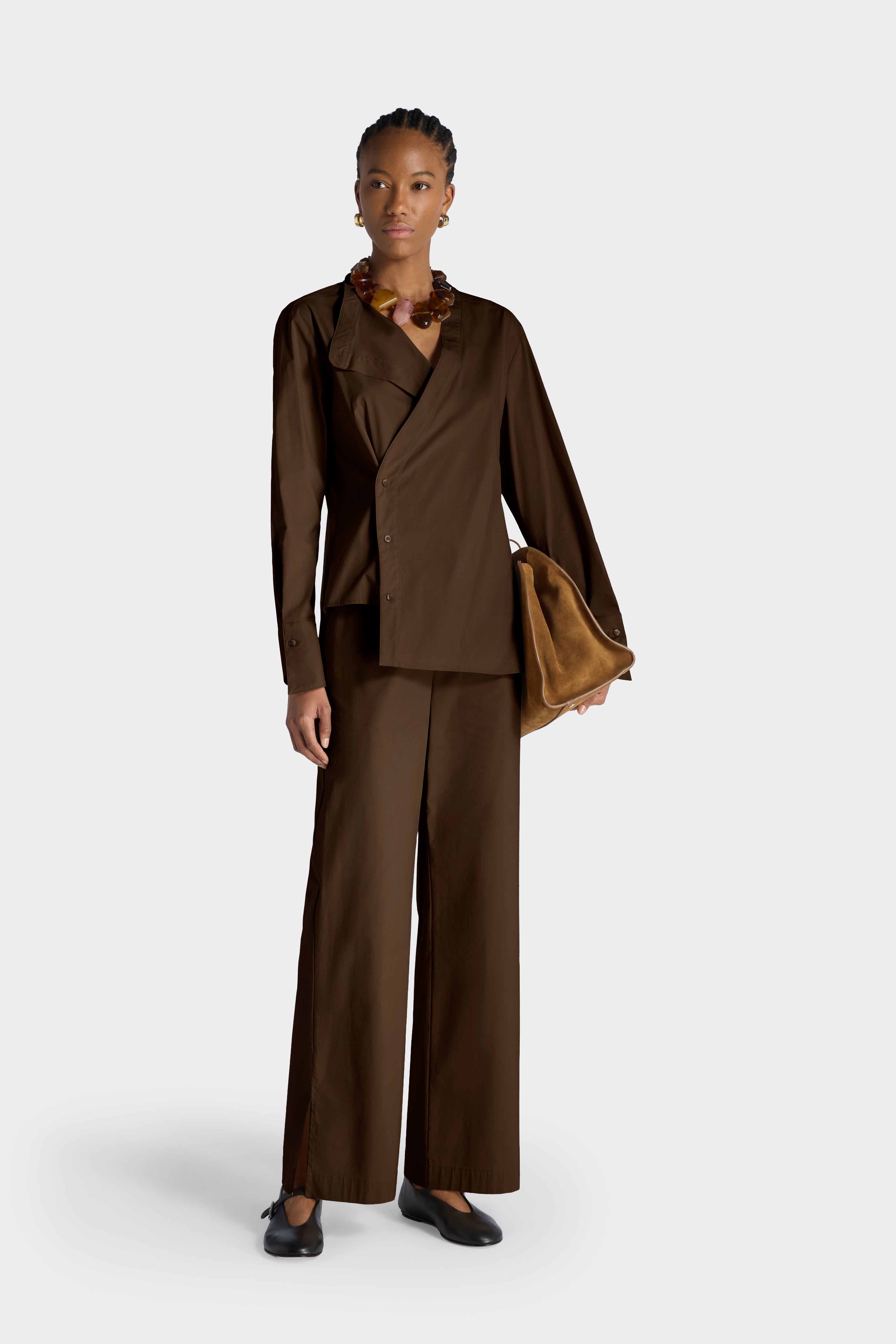 Liviana Conti Julian Pantalon femme noir 40 popeline