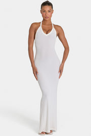 Oh Polly ButterCloud Maxi robe longue coconut stretch