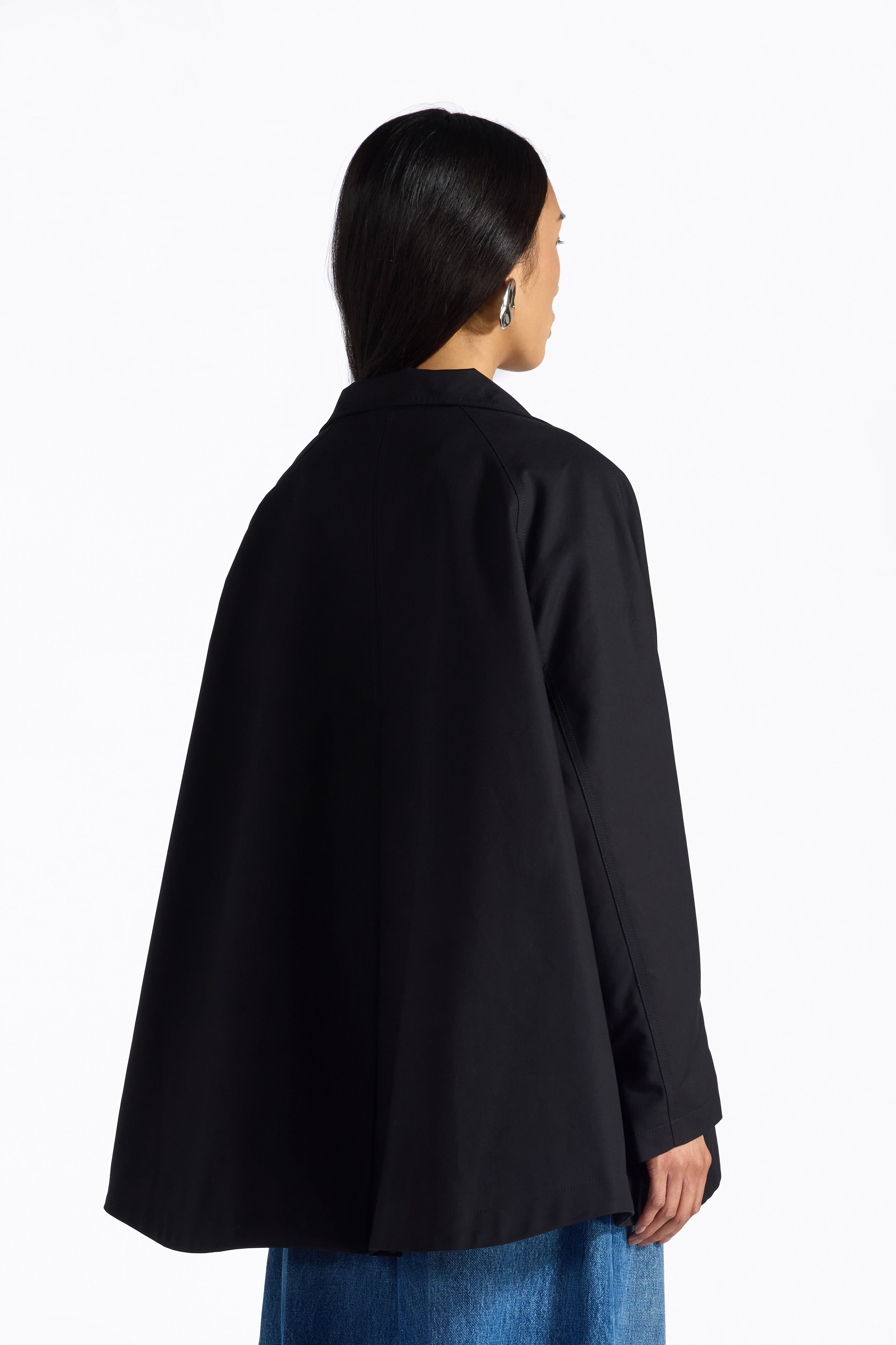Liviana Conti Theodore veste coton noire déperlante