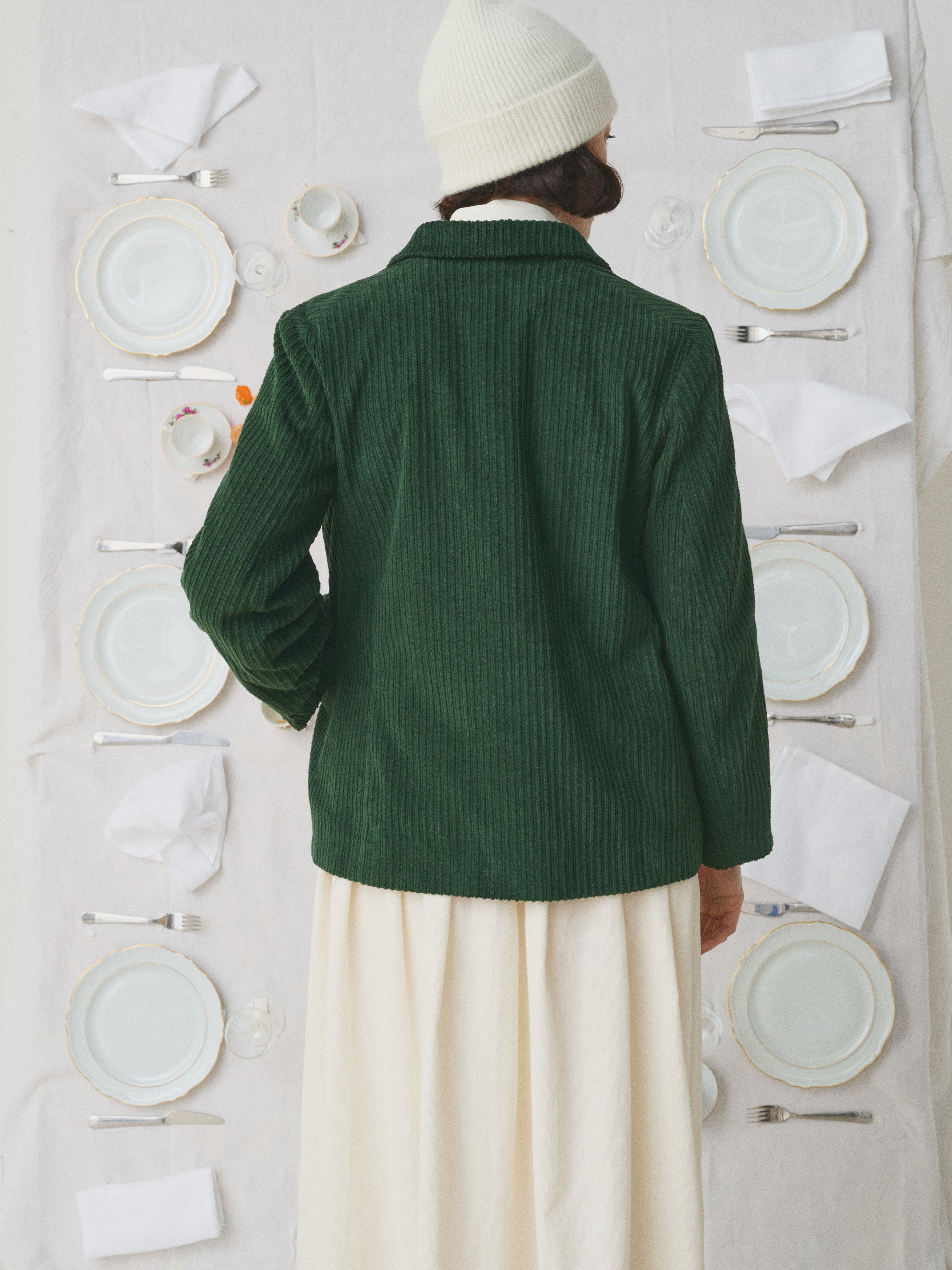 MII À table veste Ellie Les Unis velours tailleur