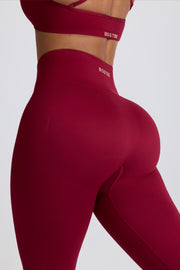 Oh Polly Super Sculpt BT2006 legging rouge cherry gainant