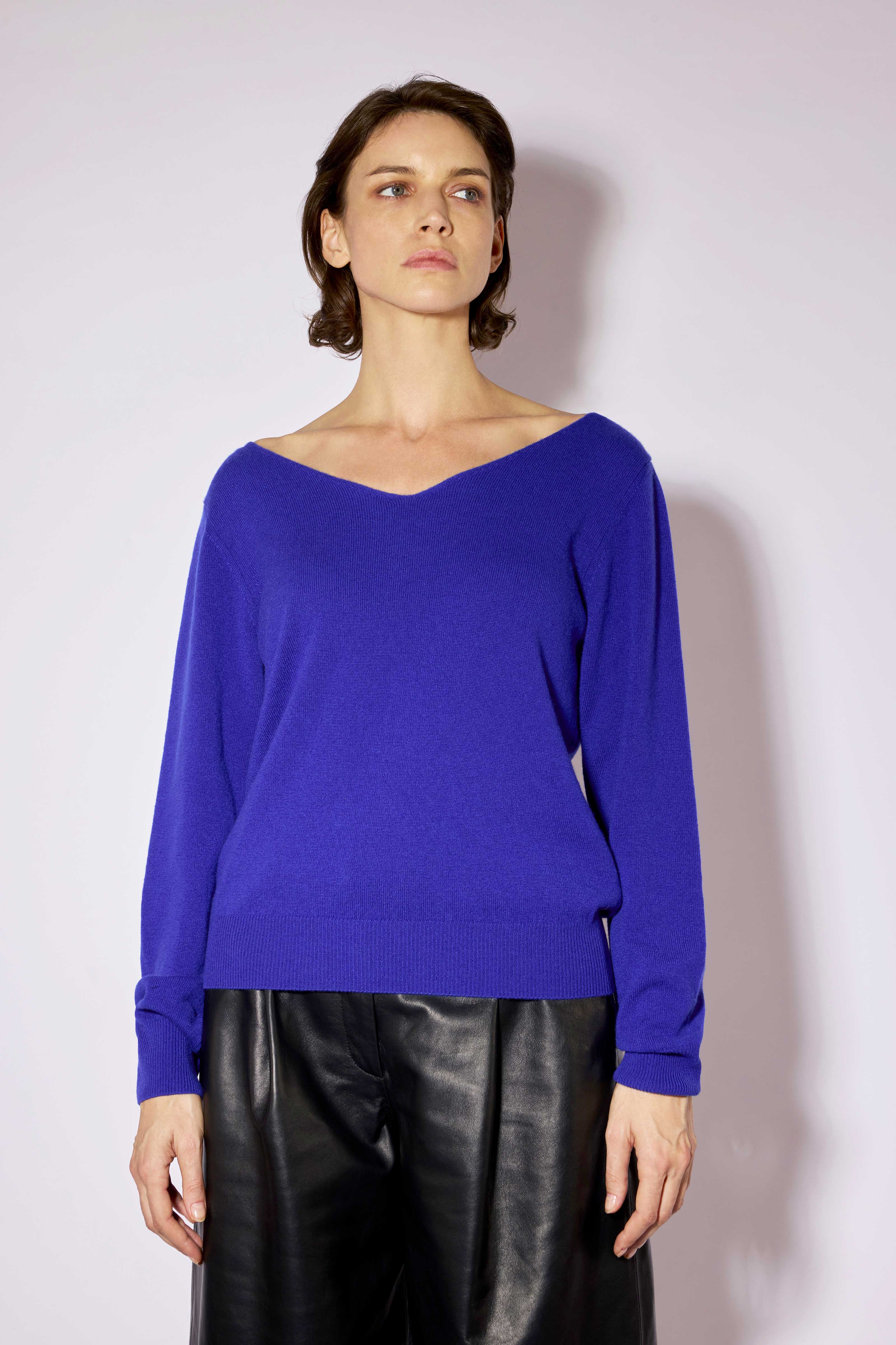Liviana Conti Mildred pull cachemire col V
