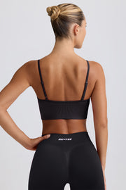 Oh Polly Define Luxe BT1134 brassiere sport noire