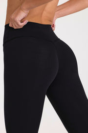Oh Polly Bo+Tee Soft Active legging noir taille haute