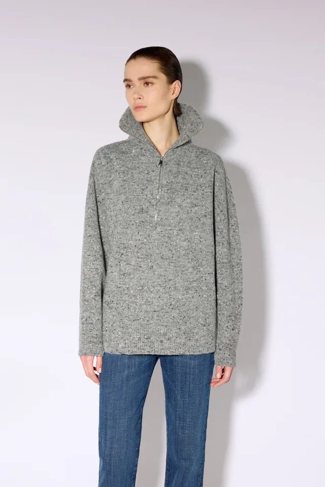 Liviana Conti Maglieria Emerin pull femme gris chiné