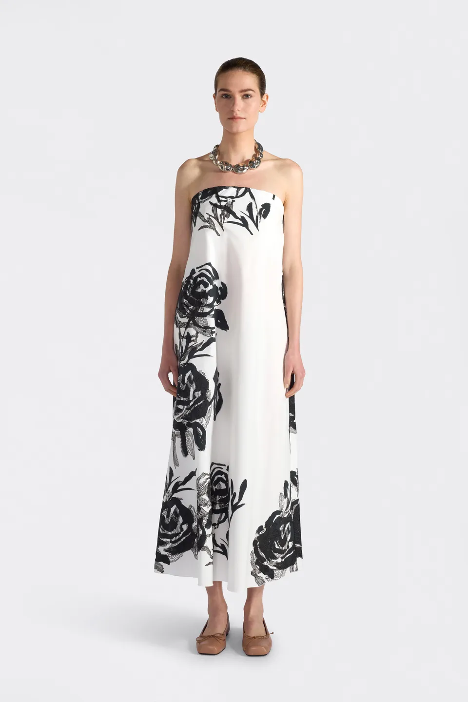 Liviana Conti Josette F6SU72 robe bustier fleurie 42