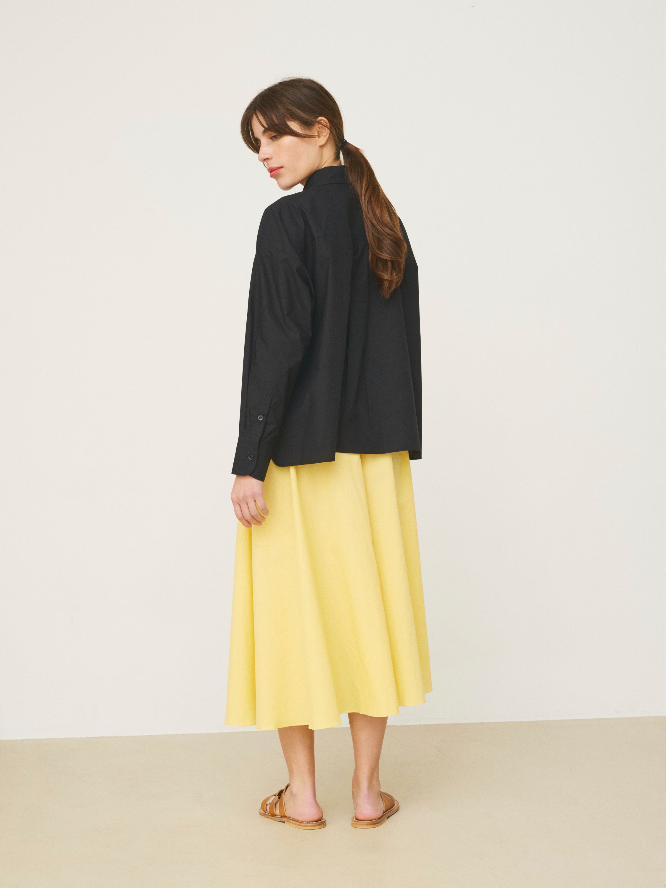 Mii Greta Tournesol chemise femme brodée XS-XXXL