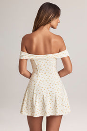 Oh Polly Jaida 14150 mini robe jersey floral modal