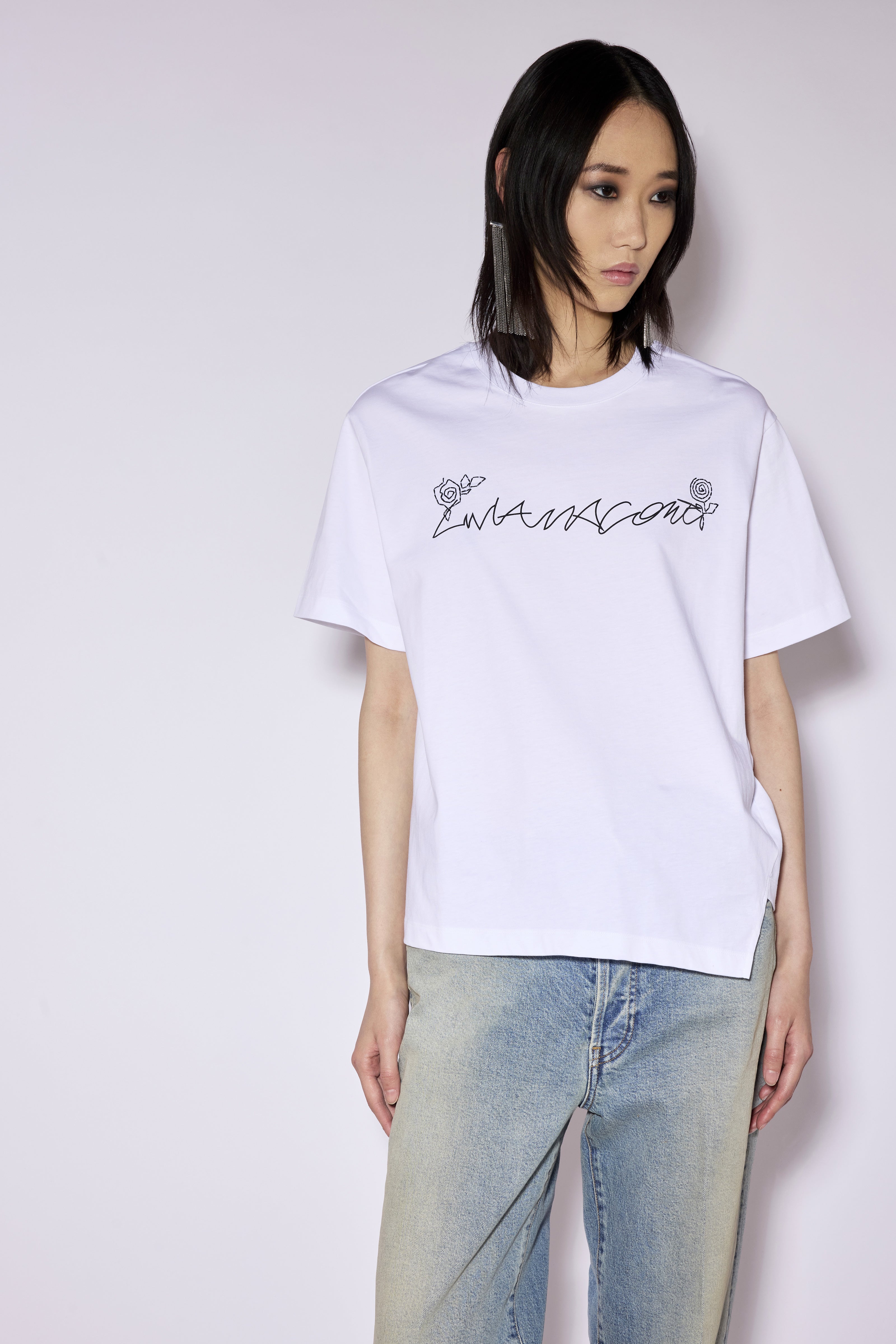 Liviana Conti Poppy t-shirt blanc logo jersey taille M