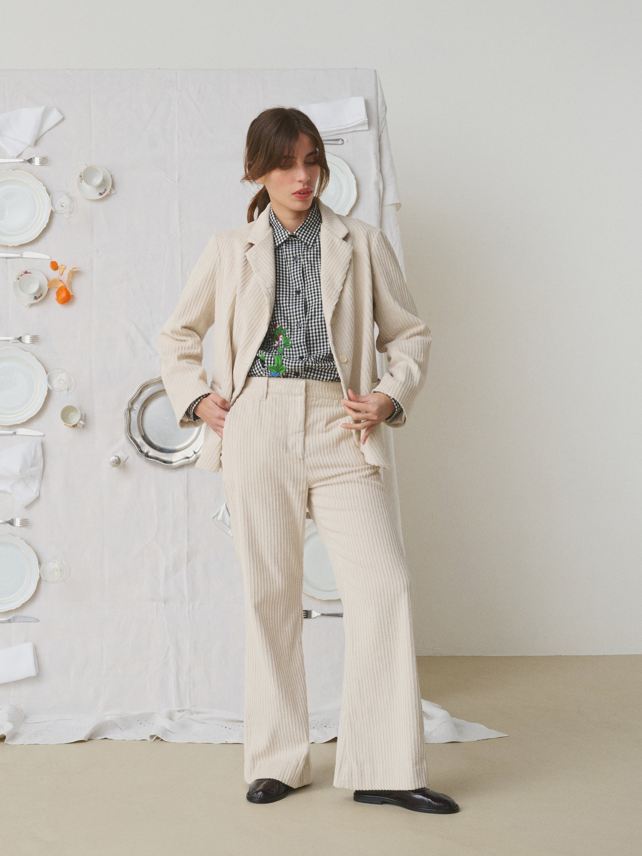 Mii à table Veste Ellie veste femme Les Unis velours