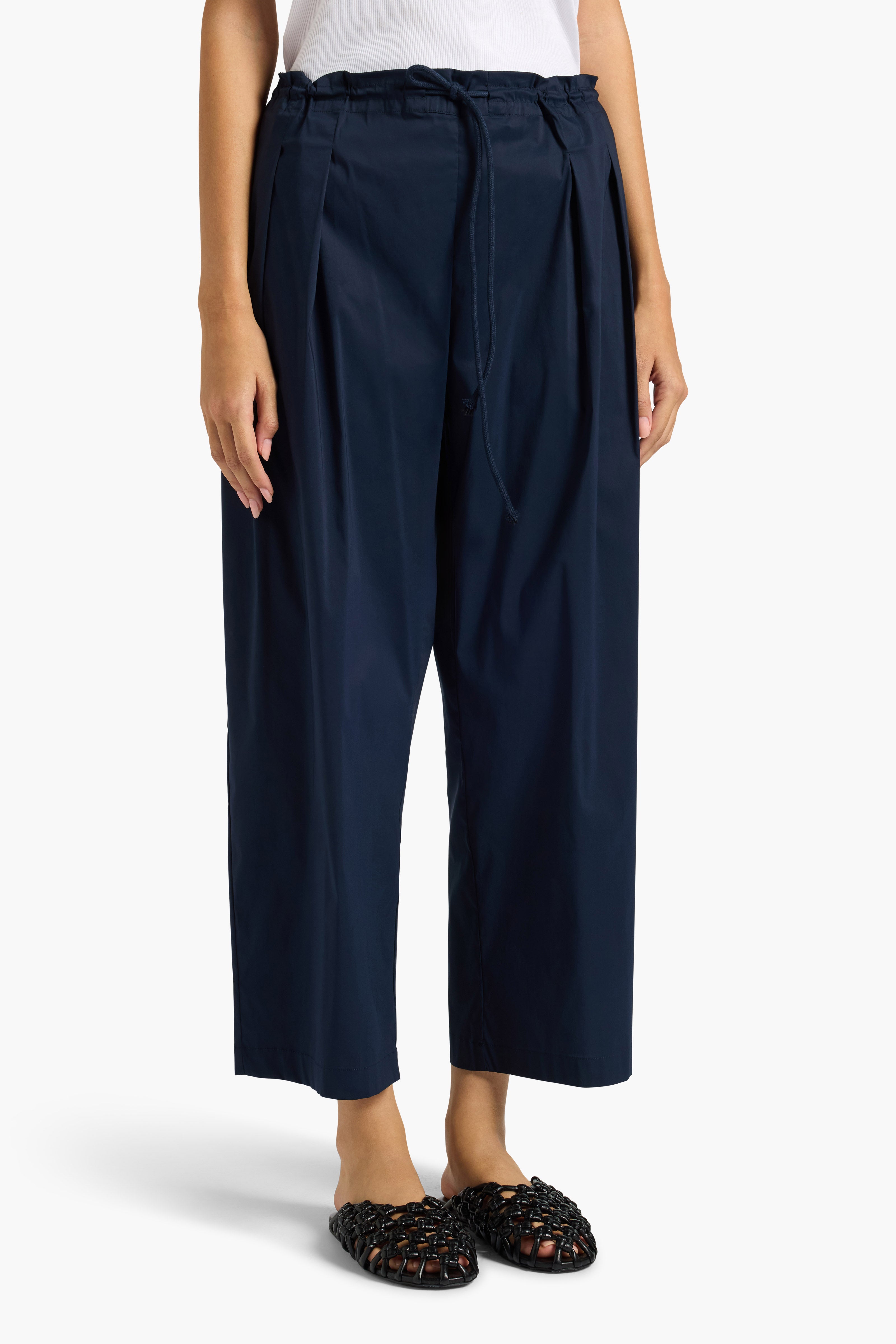 Liviana Conti Scott pantalon balloon bleu nuit