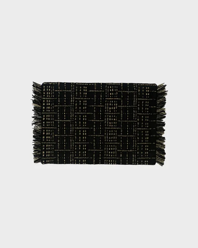 The Ethiquette Maison set de table Empyrée tweed pied-de-poule 43 cm