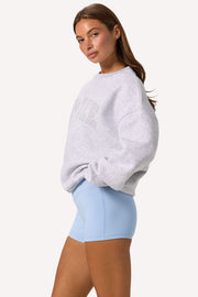 Oh Polly Knitwear BT02579C Sweat Gris Chiné Taille S