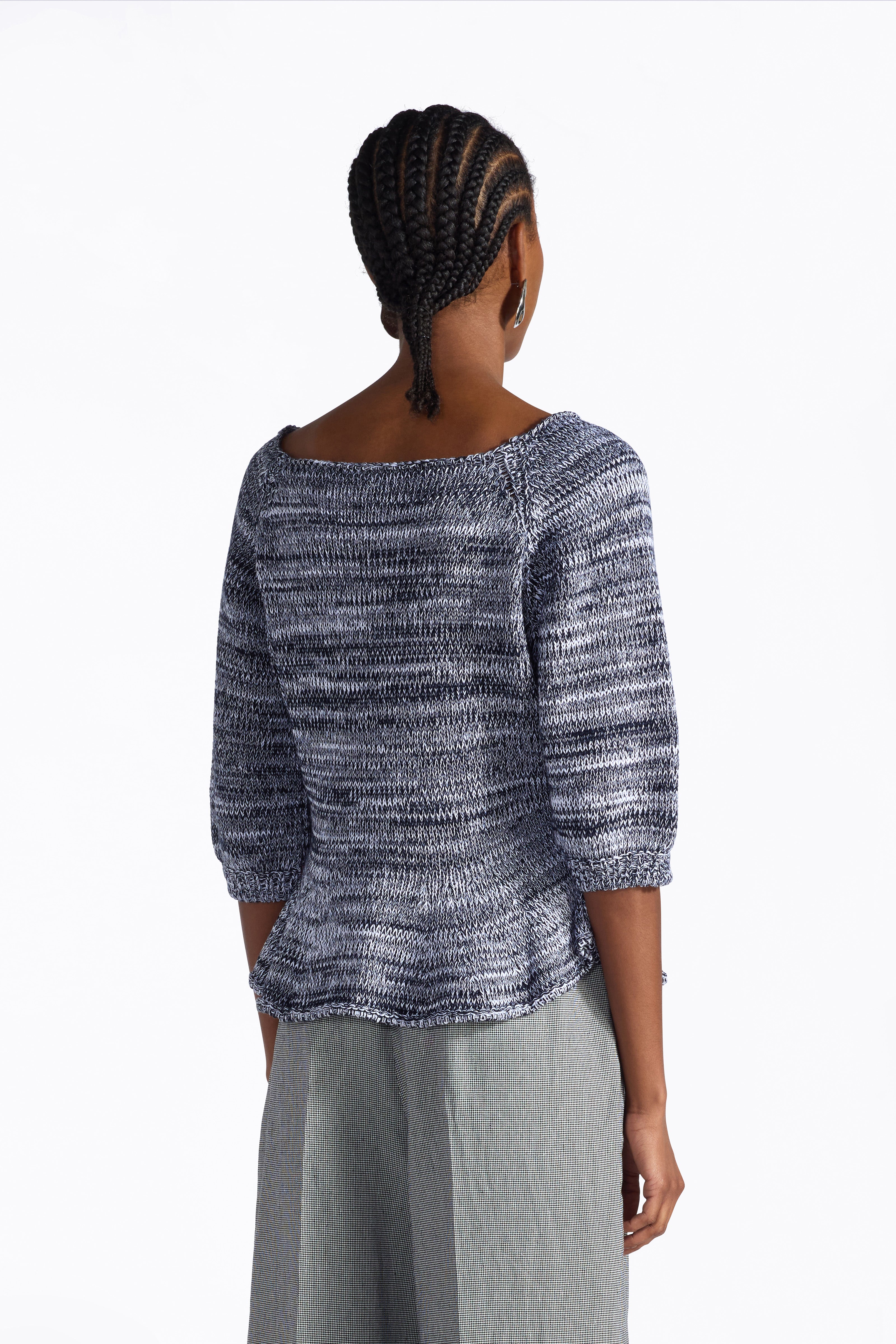 Liviana Conti Paige pull coton nuit blanc XS-XL