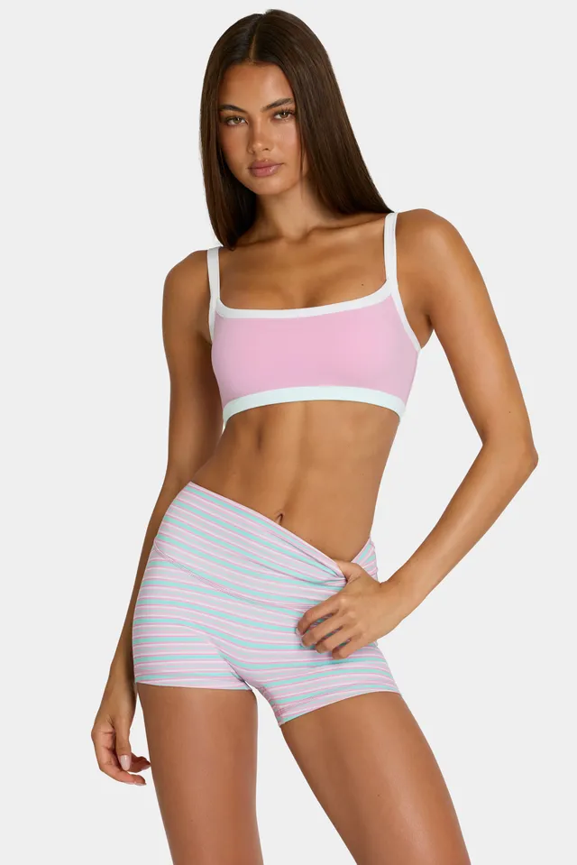 Oh Polly Bo+Tee Soft Active brassière réversible multi rayé