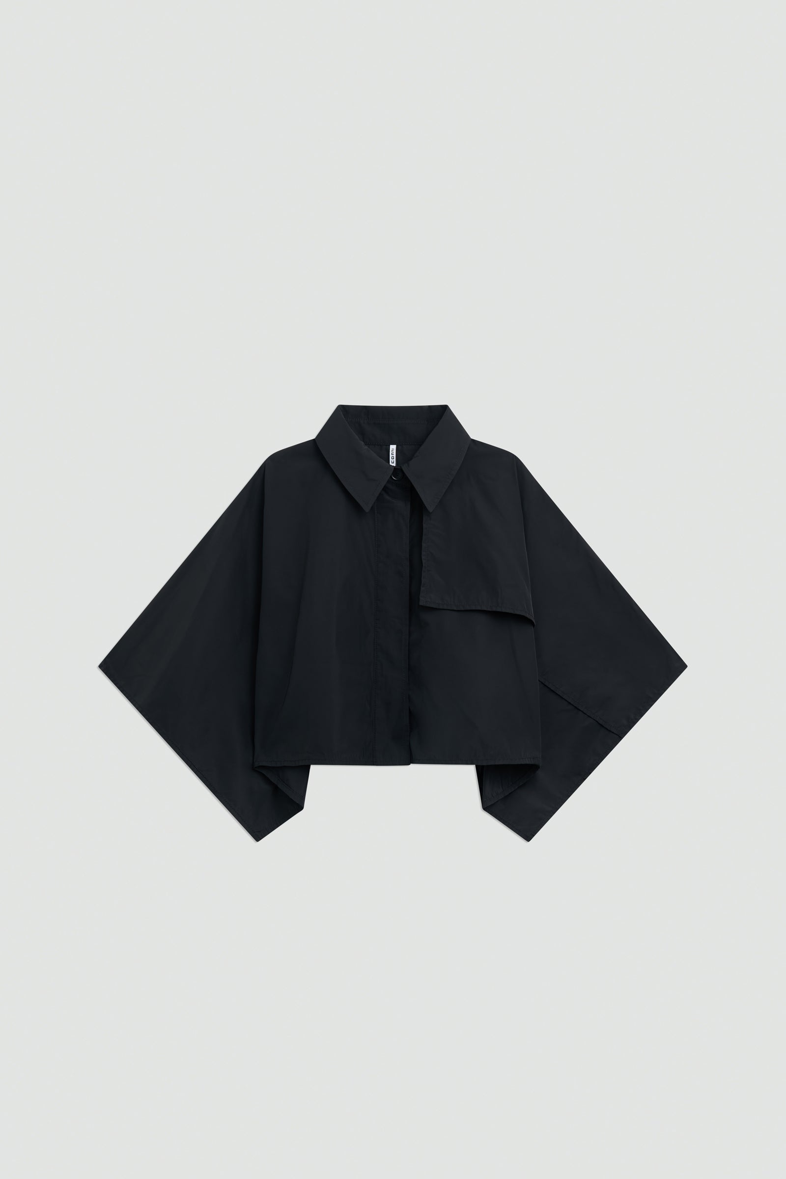 Liviana Conti Verlain veste cape courte coupe-vent noir