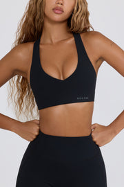 Bo+Tee Soft Active Brassière sport noire maintien léger