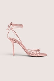 Oh Polly Sora 16043 sandale à talon rose poudré 10 cm