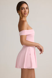 Oh Polly Jaida 14150 mini robe rose Baby Pink modal