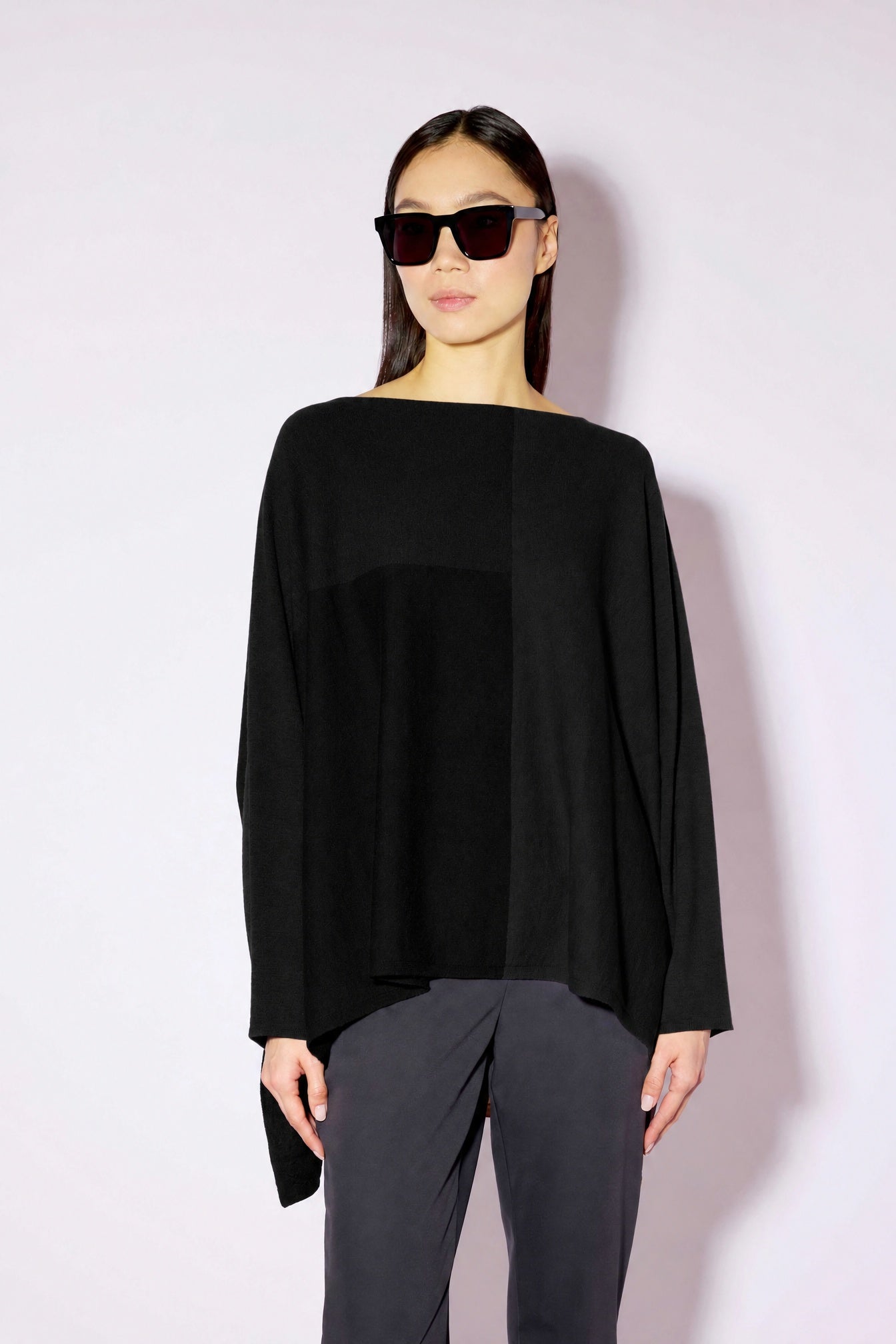Liviana Conti Blake pull laine merinos camel S-M oversize