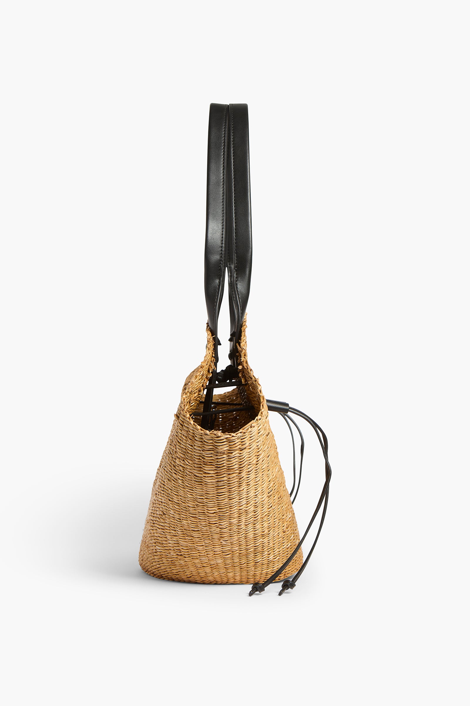 Liviana Conti Fayette Sac tote naturel raphia tressé