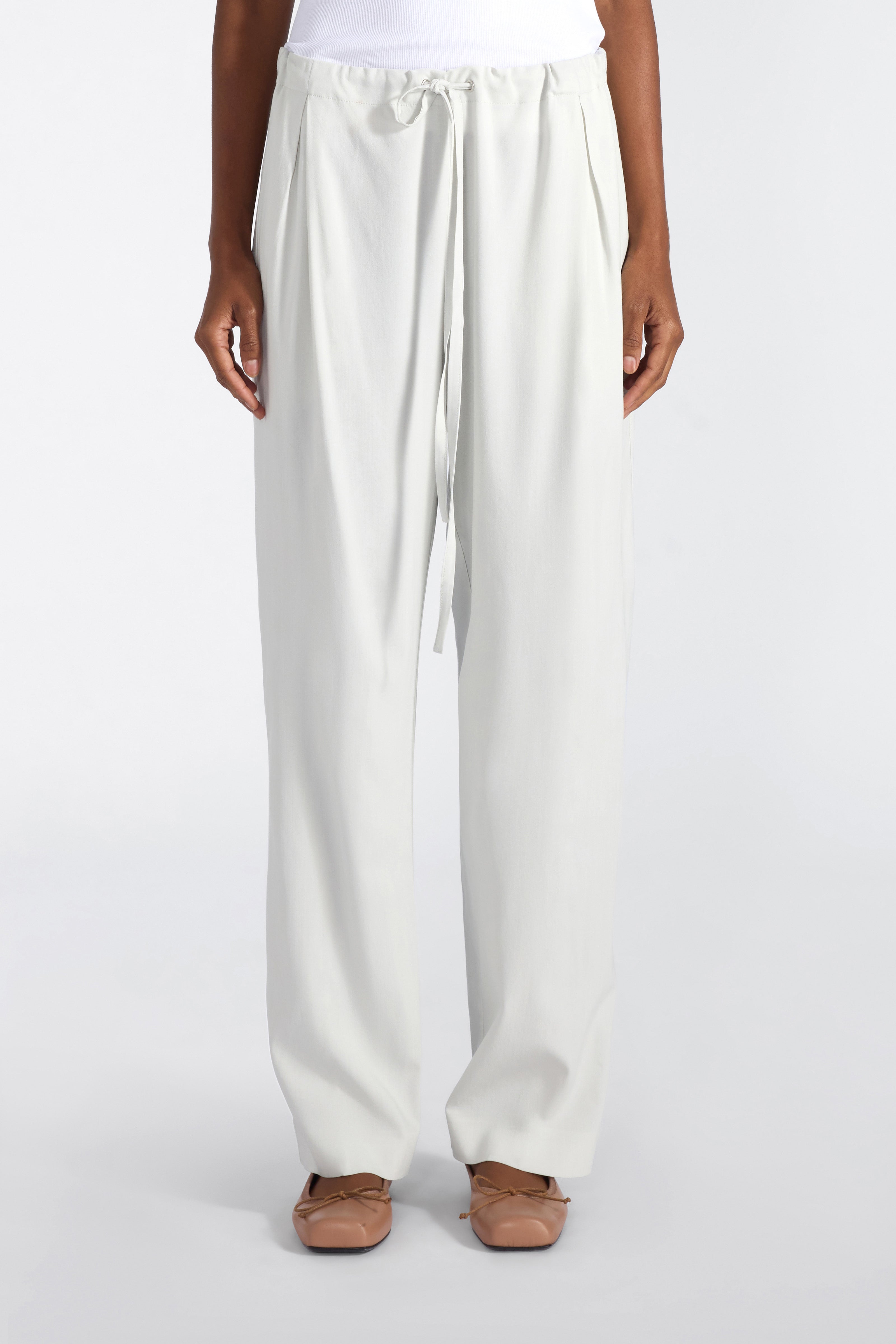 Liviana Conti Donald pantalon regular viscose-laine Luna