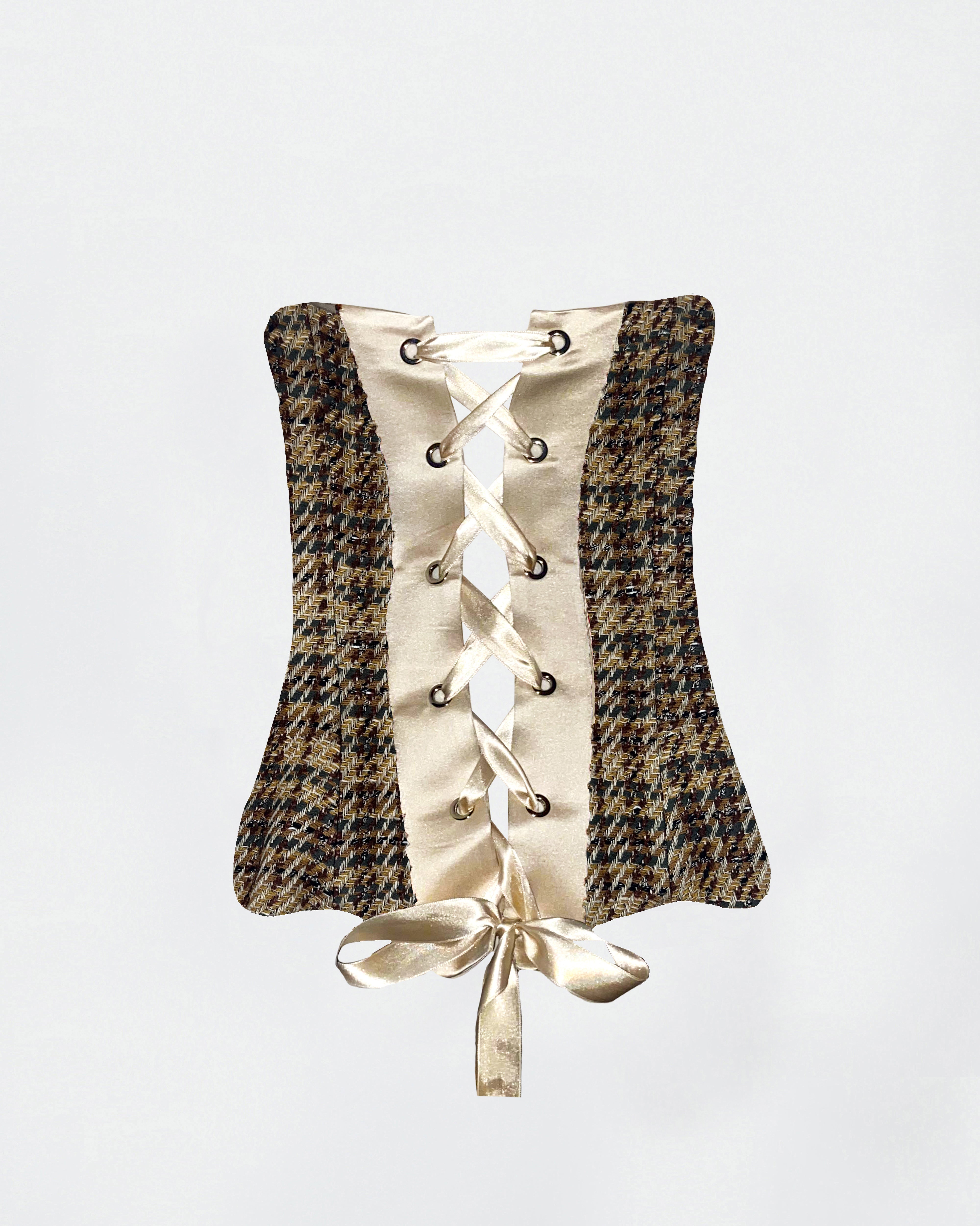 The Ethiquette Bustiers Celeste Villeroy bustier tweed XS-XL