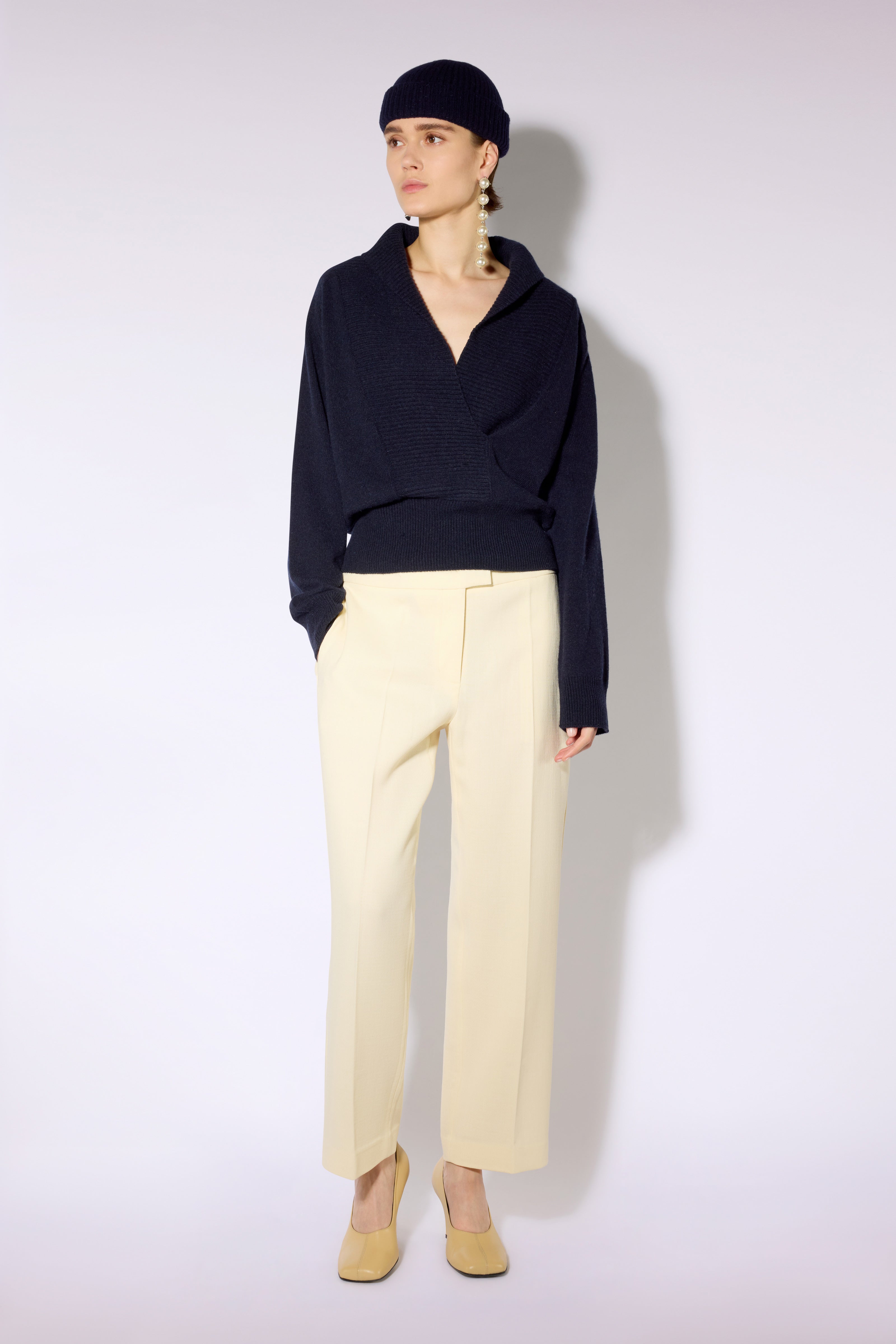 Liviana Conti Adam pantalon femme milk taille 42 classique