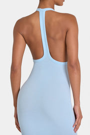 Oh Polly ButterCloud Maxi robe longue sky stretch