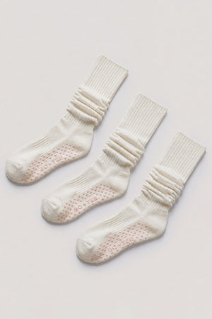 Bo+Tee Pilates lot 3 chaussettes coconut antidérapantes