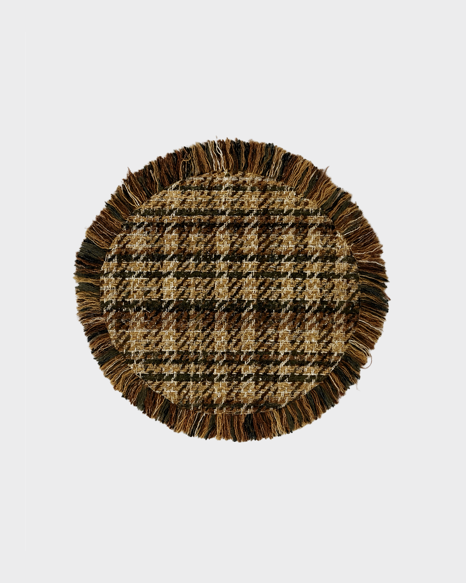 The Ethiquette Round Placemat set table tweed 35cm