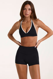 Oh Polly Bo+Tee Soft Active brassière noire col V