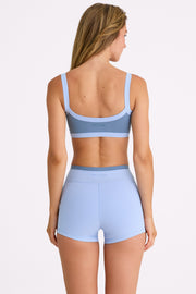 Bo+Tee Soft Active short sport Sky bleu ciel squat-proof