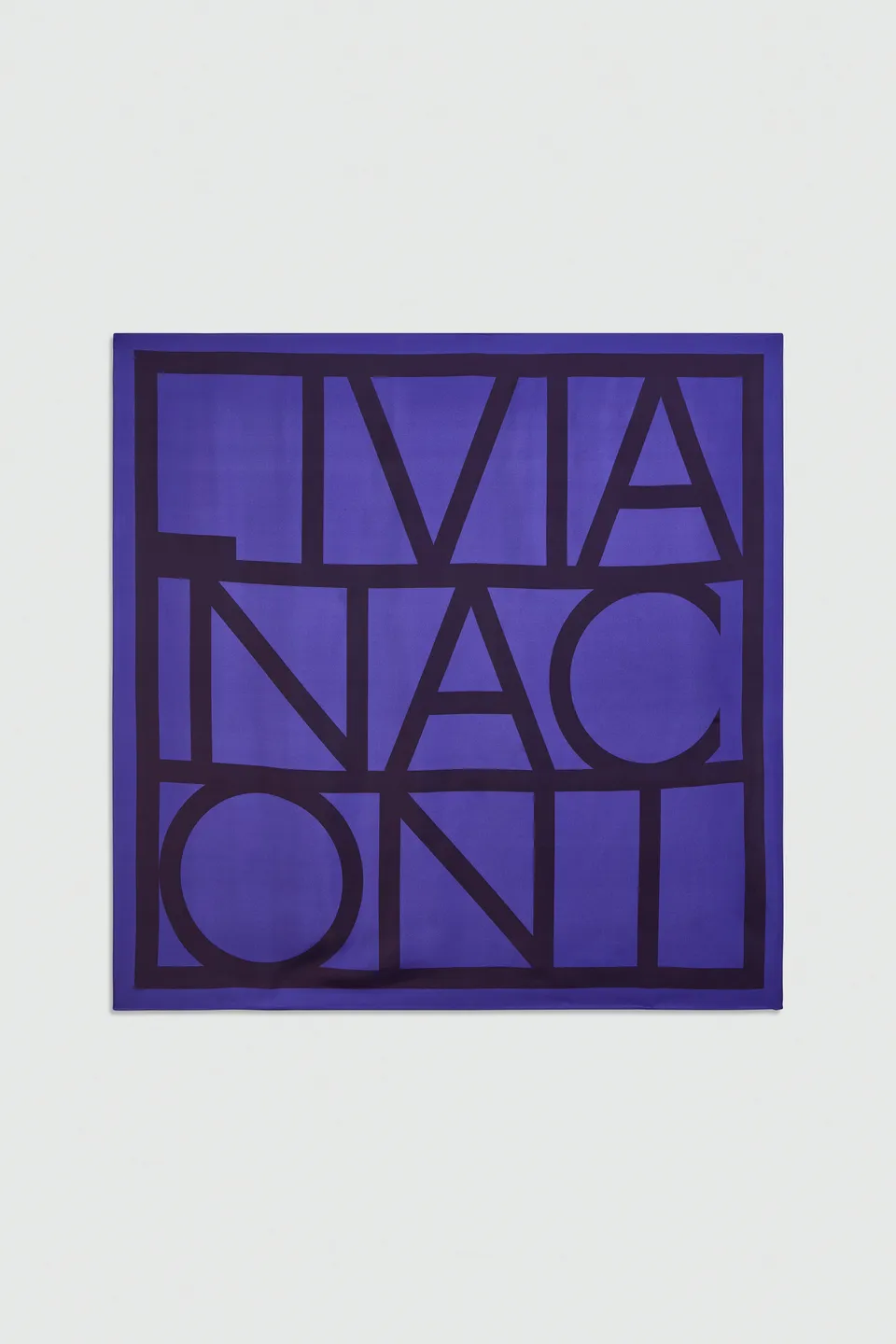 Liviana Conti Carlotta foulard soie 90x90 logo