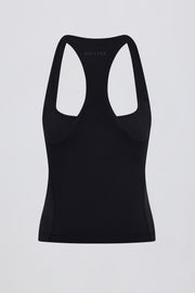 Oh Polly Bo+Tee BT2304 Débardeur Noir Racerback Col Carré