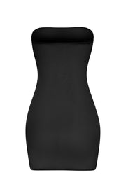 Oh Polly Dresses Mini Robe Bandeau Noir Mesh 57 cm