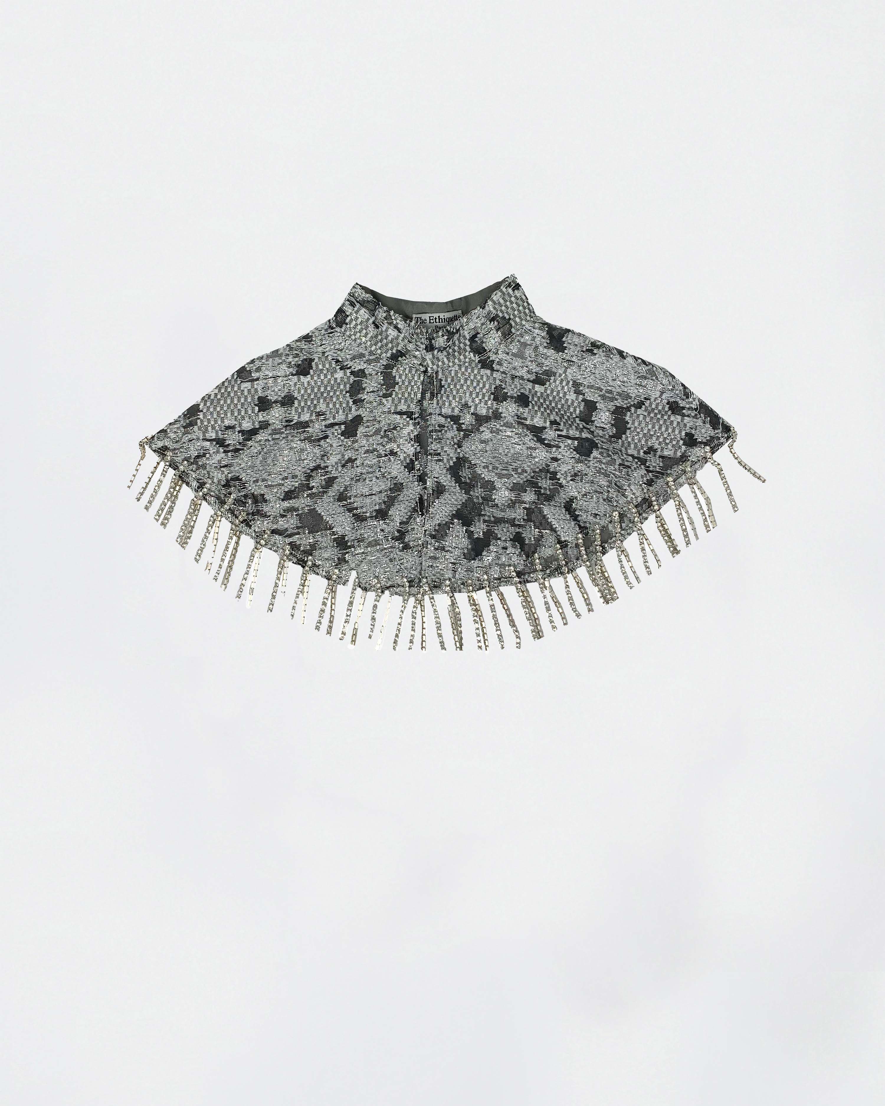 The Ethiquette Cape Jane Mini cape dentelle taille unique