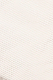 Bo+Tee Corduroy tote bag ivoire en velours côtelé à noeud